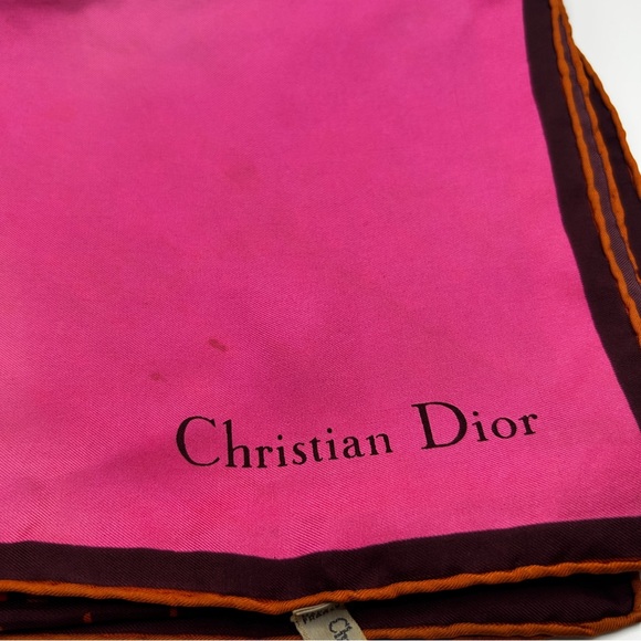 Christian Dior patch scarf RARE authentic - Picture 4 of 6